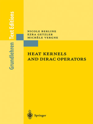 cover image of Heat Kernels and Dirac Operators